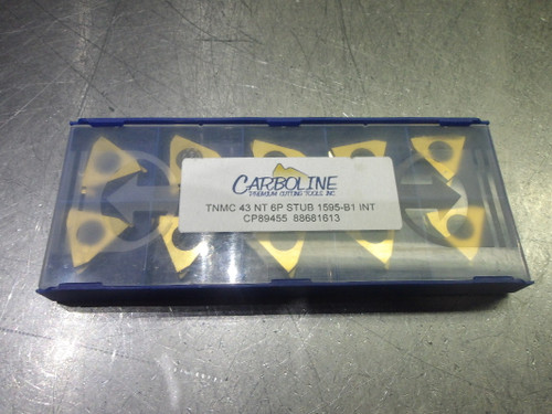 Carboline Carbide Inserts QTY10 TNMC 43 NT 6P STUB 1595-B1 INT CP89455 (LOC931) Carboline Carbide Inserts QTY10 TNMC 43 NT 6P STUB 1595-B1 INT CP89455 (LOC931)