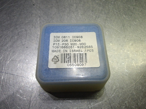 Iscar .811" Carbide Drill Tip Insert QTY1 ICM 0811/ICM 206 IC908 (LOC1079A)