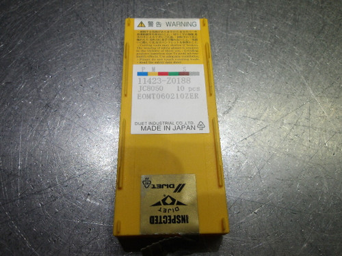 Dijet Carbide Milling Inserts QTY10 EOMT060210ZER JC8118