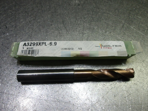 Walter 6.9mm Coolant Thru Carbide Drill 8mm Shank A3299XPL-6.9 (LOC1845B)