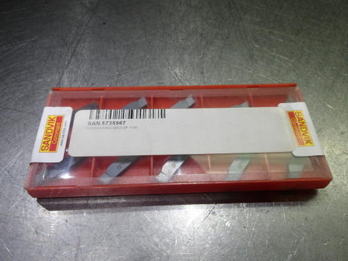 Sandvik Carbide Grooving Inserts QTY10 N123H2-0400-0002-GF Sandvik Carbide Grooving Inserts QTY10 N123H2-0400-0002-GF