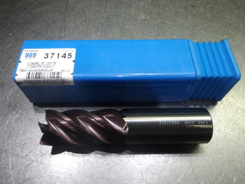 SGS 1" 5 Flute Carbide CR Endmill 1" Shank .030" R 37145 (LOC1928C)