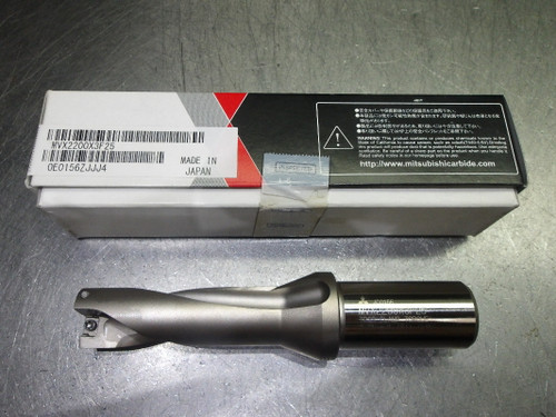 Mitsubishi 22mm Coolant Thru Indexable Drill 25mm Shank MVX2200X3F25 (LOC1743A)