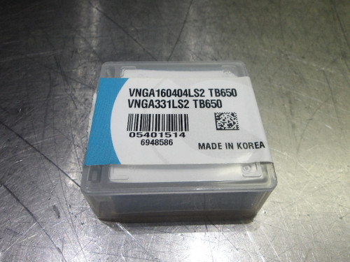 Ingersoll CBN Tipped Carbide Insert QTY1 VNGA331LS2/VNGA160404LS2 TB650 (LOC2629)