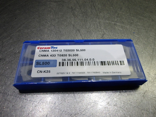 Ceramtec Ceramic Inserts QTY10 CNMA 433 T0820/CNMA 120412 T02020 SL500 (LOC2643C)