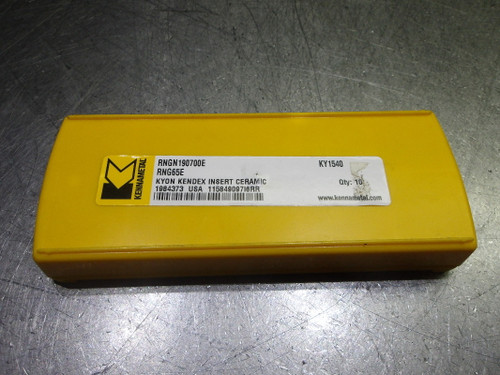 Kennametal Ceramic Inserts QTY10 RNG65E/RNGN190700E KY1540 (LOC2626)