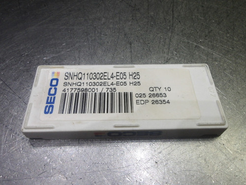 【PSA10】H7-SEC SECO Carbide Milling Inserts QTY10 VPGX 220648ER-E10 H25