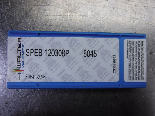Walter Carbide Inserts QTY10 SPEB 120308P 5045 (LOC2585)