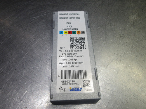 Iscar Carbide Inserts QTY10 HM90 APKT 1003PDR IC928 (LOC2227)