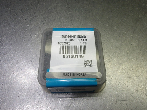 Ingersoll 14.8mm Carbide Drill Tip Insert QTY1 TMA1480R01 IN2505 (LOC2222) Ingersoll 14.8mm Carbide Drill Tip Insert QTY1 TMA1480R01 IN2505 (LOC2222)