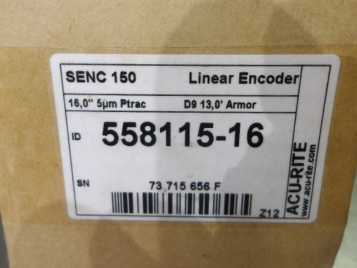 Acu-Rite 425mm (16") Linear Encoder 5.0 uM Res, TTL Output 4m Cable 558115-16 (STK)