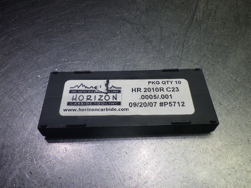 Horizon Carbide Grooving Inserts QTY10 HF 3160L 22DEG. C23