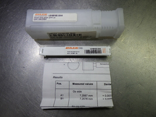 Emuge 5/16-24 UNF-2B Go/No Go Plug Gauge L0100100.5044 (LOC2177)