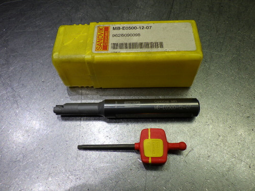 Sandvik MB7 Coolant Thru Carbide Milling Shank MB-E0500-12-07 (LOC1076A)