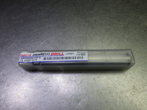 Nachi AquaREVO 15.4mm Coolant Thru 3xD Carbide Drill AQRVD0H3D1540-D (LOC2727A) Nachi AquaREVO 15.4mm Coolant Thru 3xD Carbide Drill AQRVD0H3D1540-D (LOC2727A)