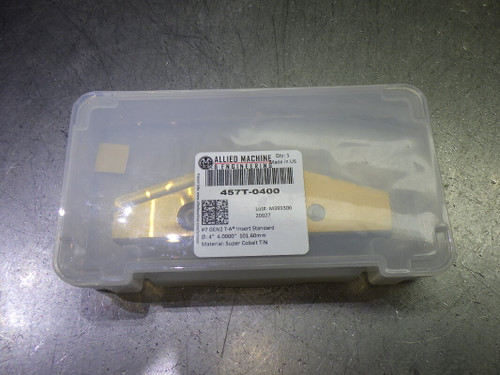 AMEC T-A GEN2 #7 4" Super Cobalt Spade Drill Insert QTY1 457T-0400 (LOC1065A)