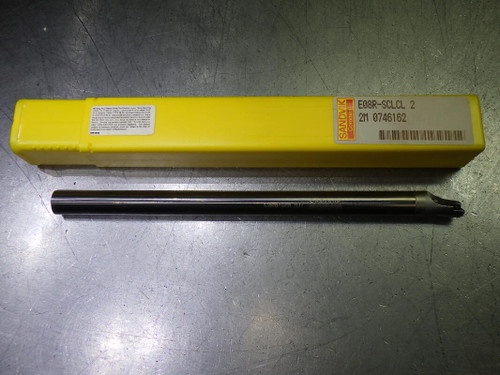 Sandvik .5984" Coolant Thru Carbide Boring Bar 1/2" Shank E08R-SCLCL 2 (LOC2233A)