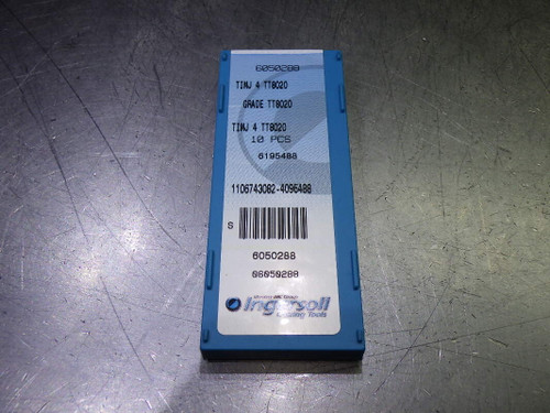 Ingersoll Carbide Grooving/Parting Inserts QTY10 TIMJ 4 TT8020 (LOC2084A)