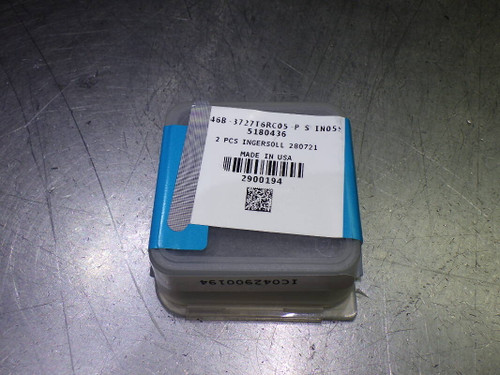 Ingersoll T06 3/8" 3 Flute Endmill Head QTY2 46B-3727T6RC05-P S IN055 (LOC2084A)