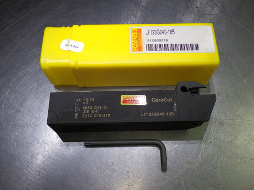 Sandvik 1" x 1" Grooving Lathe Tool Holder 5" OAL LF123G040-16B (LOC2078A)