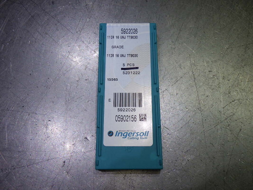 Ingersoll Carbide Threading Inserts QTY5 11IR 16 UNJ TT9030 (LOC2316)