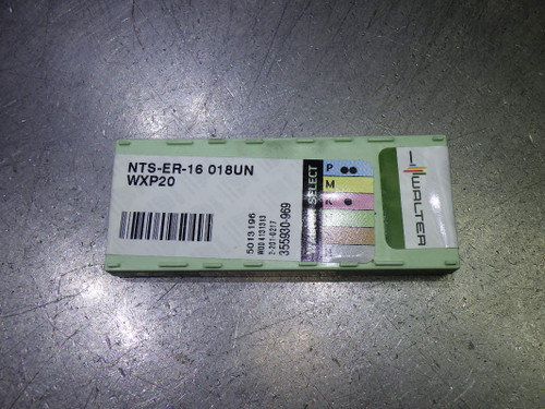 Walter Carbide Threading Inserts QTY10 NTS-ER-16 018UN WXP20 (LOC3020B)