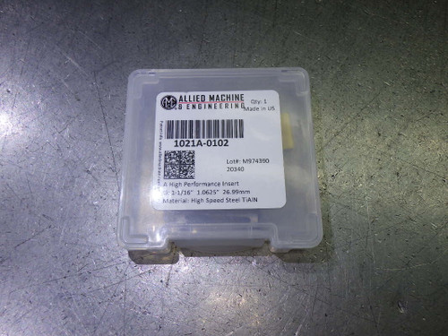 AMEC 1.0625" HSS Spade Drill Insert QTY1 1021A-0102 (LOC2918A)
