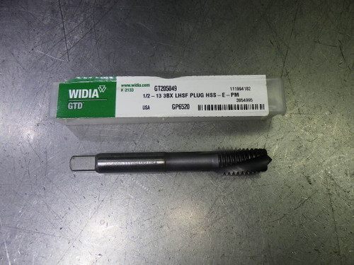 Widia/GTD 1/2-13 3 Flute HSS Spiral Flute Tap .275" Shank GT205049 (LOC2348A)