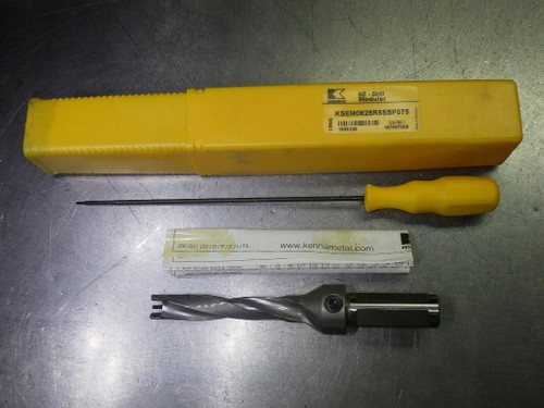 Kennametal 5/8" Coolant Thru 5xD Drill 3/4" Shank KSEM0625R5SSF075 (LOC2998A) Kennametal 5/8" Coolant Thru 5xD Drill 3/4" Shank KSEM0625R5SSF075 (LOC2998A)
