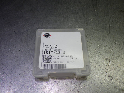 AMEC T-A #1 18.5mm Premium Cobalt Spade Drill Insert QTY2 181T-18.5 (LOC2893D)