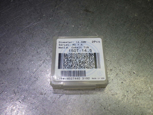 AMEC T-A #0 14.5mm Super Cobalt Spade Drill Insert QTY2 150T-14.5 (LOC2893D)
