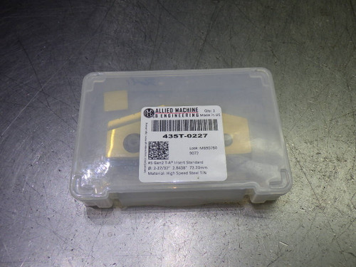 AMEC T-A Gen2 #5 2.8438" HSS Spade Drill Insert QTY1 435T-0227 (LOC2745B)