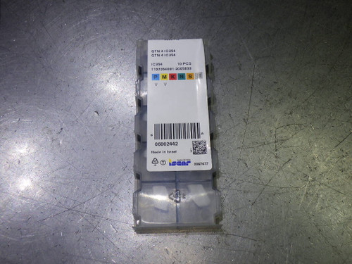 Iscar Carbide Grooving / Parting Inserts QTY10 GTN 4 IC354 (LOC2857A)