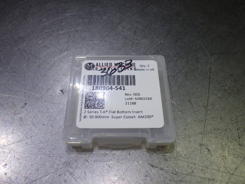 AMEC T-A Series 2 30.9mm Super Cobalt Spade Drill Insert QTY1 180904-541 (LOC2857A)