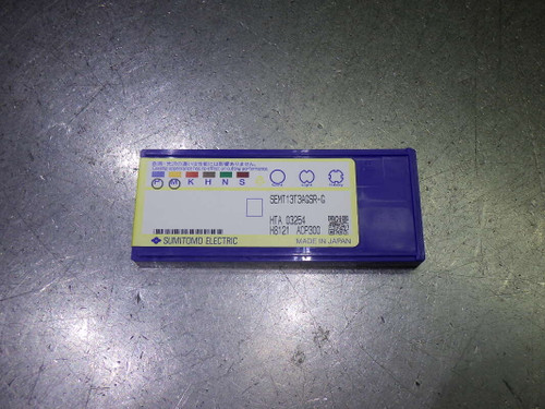 Sumitomo Carbide Milling Inserts QTY10 SEMT13T3AGSR-G ACP300 (LOC2794A)