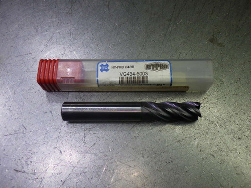 OSG HY-PRO 1/2" 4 Flute Carbide CR endmill 1/2" Shank .015" R VG434-5003 (LOC2139A)