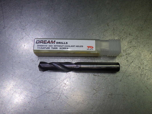 YG1 11mm 3xD Carbide Drill 11mm Shank DH404110 (LOC2202)