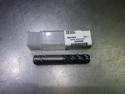 Widia/Hanita 1/2" 5 Flute Carbide CR Endmill .12" R 5V0E13015EV WS15PE (LOC2008A)