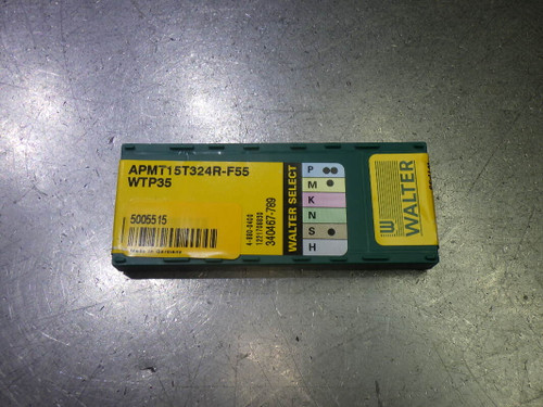 Walter Carbide Milling Inserts QTY10 APMT15T324R-F55 WTP35 (LOC2289)