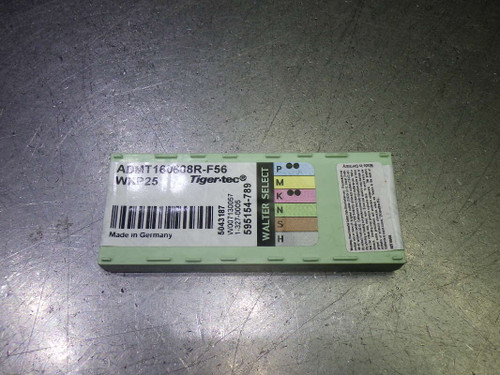 Walter Carbide Milling Inserts QTY10 ADMT160608R-F56 WKP25 (LOC2684A)