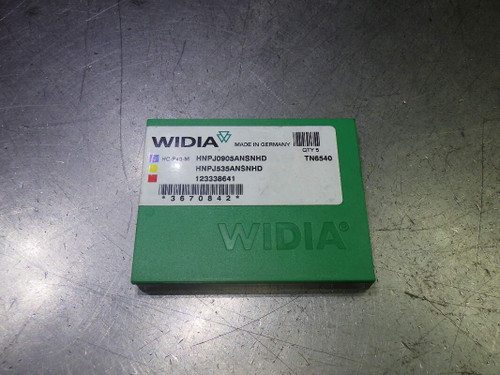 Widia Carbide Milling Inserts QTY5 HNPJ0905ANSNHD TN6540 (LOC2408A)