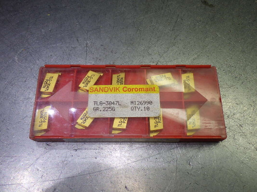 Sandvik Carbide Grooving Inserts QTY10 TLG-3047L 225G (LOC2563A)