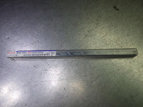 Nachi Aqua Drill EX 7.8mm Coolant Thru 15xD Carbide Drill AQDEX0H15D0780 (LOC2583A)