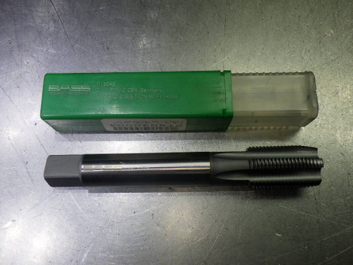 BASS 1"-12 UNF 2BX 5 Flute HSSE Straight Flute Tap 013242 (LOC2623B)