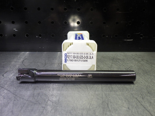 SECO 5/8" 3 Flute Coolant Thru Endmill 1/2" Shank R217.69-00.625-0-06.3LA (LOC2528B)