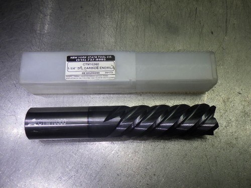 New York State Tool. 1" 5 Flute Carbide SQ Endmill CTM10360 (LOC2292)