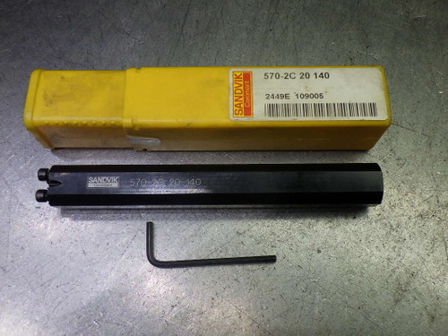 Sandvik SL40 Coolant Thru Steel Boring Bar 20mm Shank 570-2C 20 140 (LOC308A)