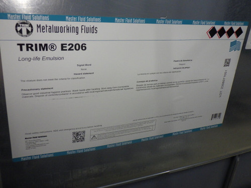 TRIM E206 Emulsion Coolant For Wide Range Of Machining Applications 270 Gallon (STK)