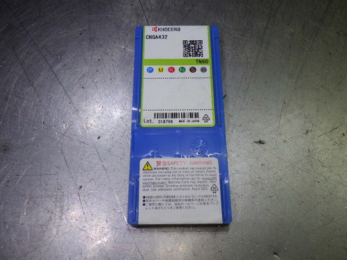 Kyocera Cermet Inserts QTY10 CNGA432 TN60 (LOC2620)