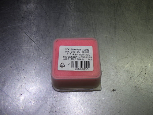 Iscar 24mm Carbide Inserts QTY1 ICK 0945-2M / ICK 240-2M IC908 (LOC2620)